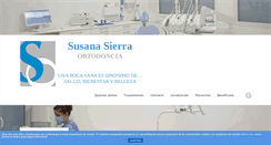 Desktop Screenshot of ortodonciasusana.com