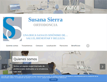 Tablet Screenshot of ortodonciasusana.com